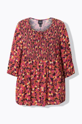 Plus size veliki brojevi Bluza 3/4 rukava A kroja za punije