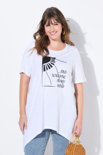 Plus size veliki brojevi Majica kratkih rukava dužeg kroja za punije