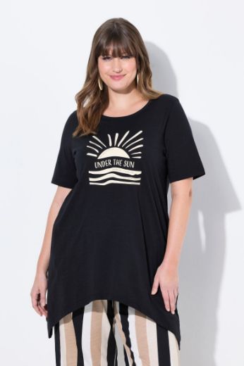 Plus size veliki brojevi Majica kratkih rukava dužeg kroja za punije