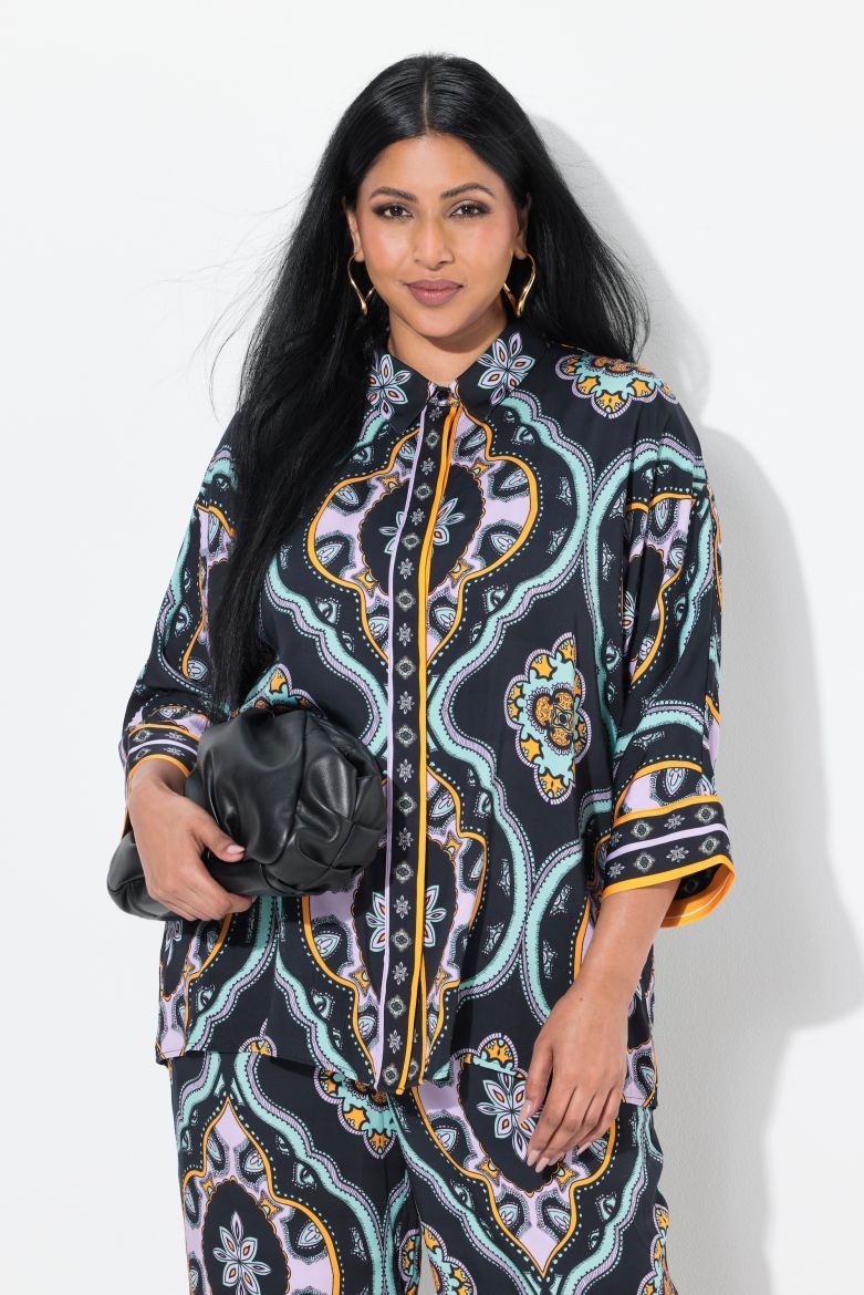 Plus size veliki brojevi Bluza 3/4 rukava za punije