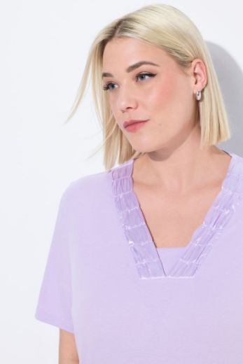 Plus size veliki brojevi Pidžama kratkih rukava i dugih nogavica za punije