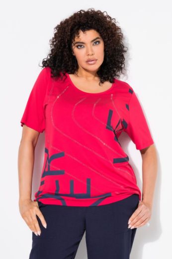 Plus size veliki brojevi Majica kratkih rukava i okruglog ovratnika za punije