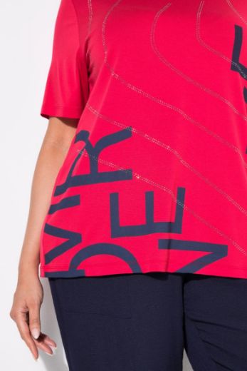 Plus size veliki brojevi Majica kratkih rukava i okruglog ovratnika za punije