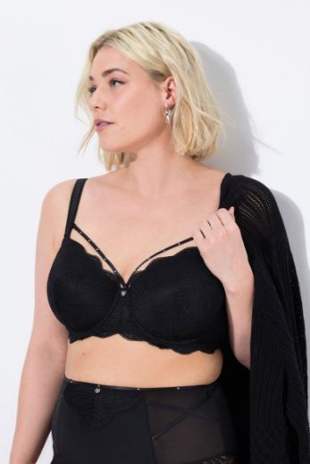 Plus size veliki brojevi Grudnjak sa žicom i ukrasnom čipkom za punije