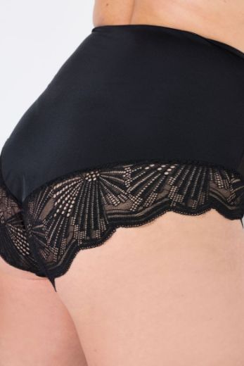 Plus size veliki brojevi Gaćice maxi s dodatkom čipke za punije