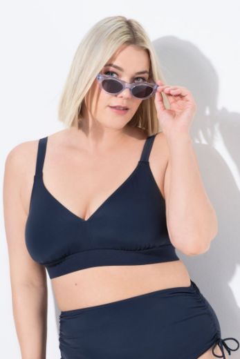 Plus size veliki brojevi Kupaći kostim gornji dio prilagodljivih naramenica za punije