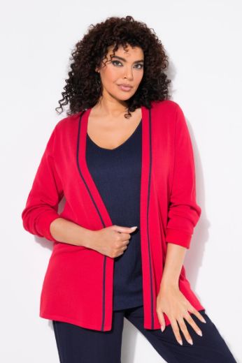 Plus size veliki brojevi Kardigan dugih rukava za punije