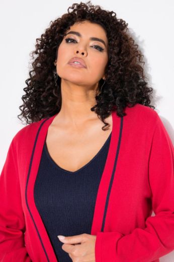 Plus size veliki brojevi Kardigan dugih rukava za punije