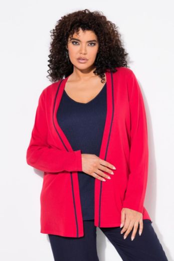 Plus size veliki brojevi Kardigan dugih rukava za punije