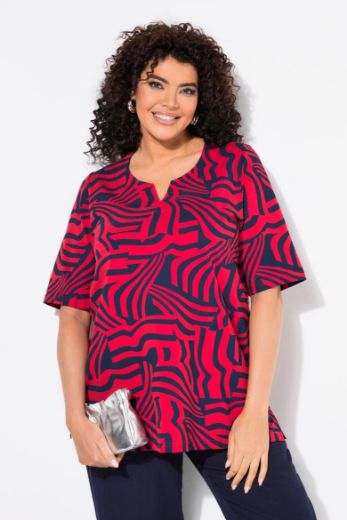 Plus size veliki brojevi Majica kratkih rukava A kroja za punije