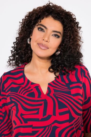Plus size veliki brojevi Majica kratkih rukava A kroja za punije