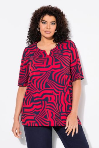 Plus size veliki brojevi Majica kratkih rukava A kroja za punije