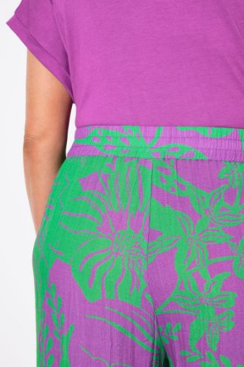 Plus size veliki brojevi Hlače elastičnog struka širokih nogavica za punije