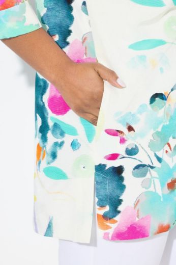 Plus size veliki brojevi Sako 3/4 rukava A kroja za punije