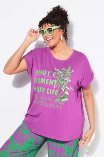 Plus size veliki brojevi Majica kratkih rukava okruglog ovratnika za punije