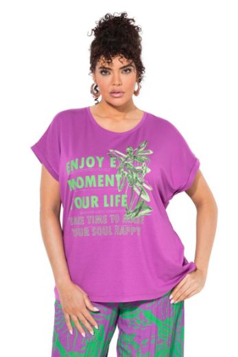 Plus size veliki brojevi Majica kratkih rukava okruglog ovratnika za punije