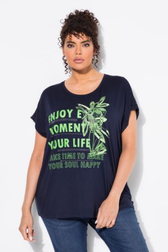 Plus size veliki brojevi Majica kratkih rukava okruglog ovratnika za punije