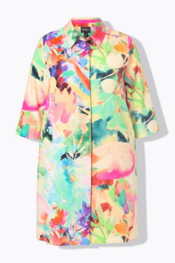 Plus size veliki brojevi Bluza 3/4 rukava dužeg A kroja za punije