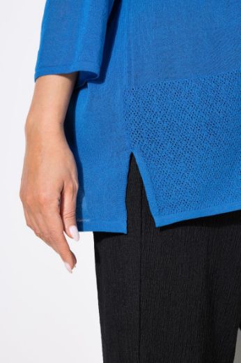 Plus size veliki brojevi Pulover pleteni šireg kroja za punije
