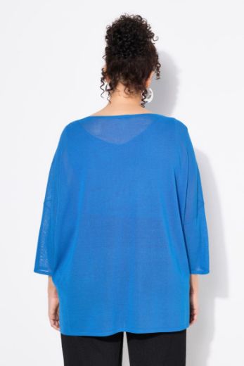 Plus size veliki brojevi Pulover pleteni šireg kroja za punije