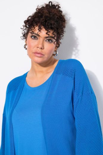 Plus size veliki brojevi Kardigan 3/4 rukava V ovratnika za punije