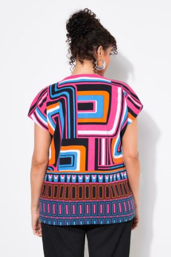 Plus size veliki brojevi Majica kratkih rukava okruglog ovratnika za punije