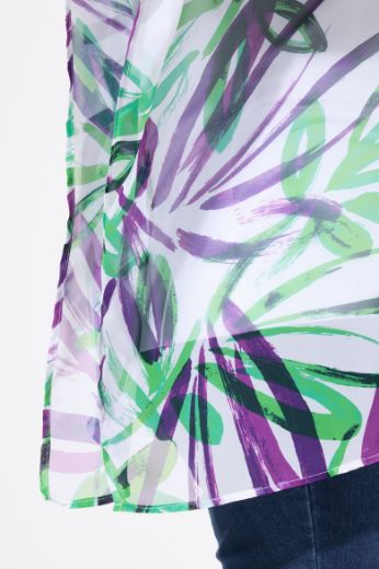 Plus size veliki brojevi Bluza polu rukava okruglog ovratnika za punije