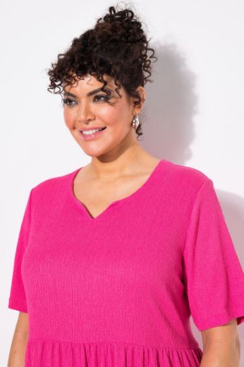 Plus size veliki brojevi Haljina midi A kroja za punije