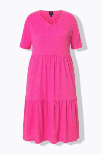 Plus size veliki brojevi Haljina midi A kroja za punije