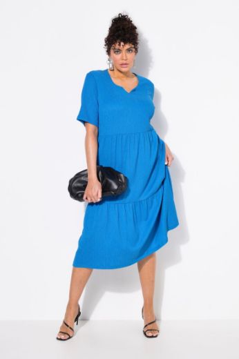Plus size veliki brojevi Haljina midi A kroja za punije