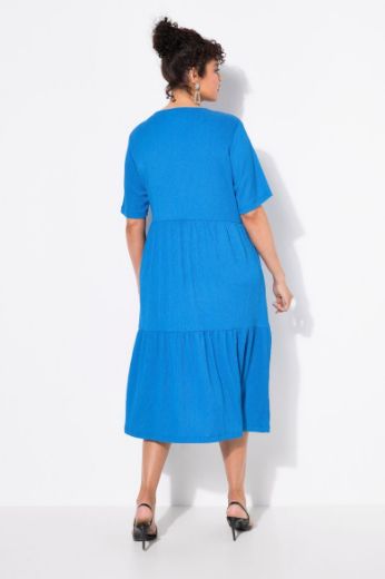 Plus size veliki brojevi Haljina midi A kroja za punije