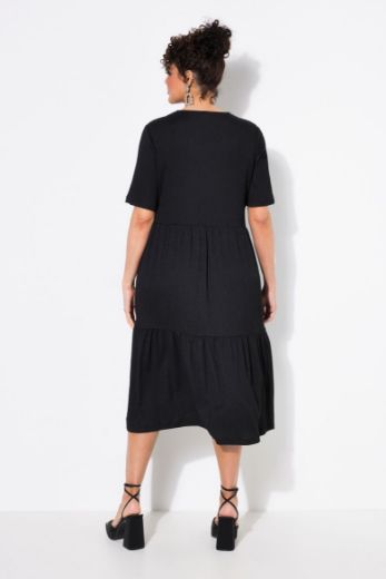 Plus size veliki brojevi Haljina midi A kroja za punije