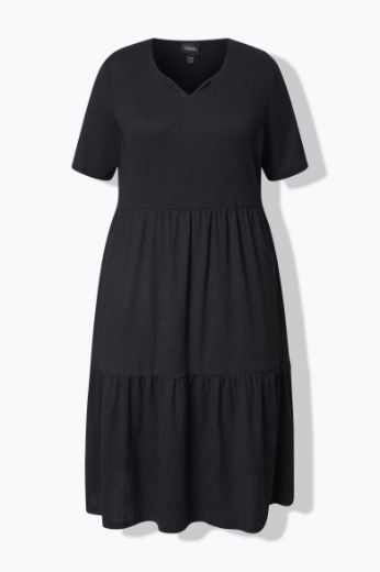 Plus size veliki brojevi Haljina midi A kroja za punije