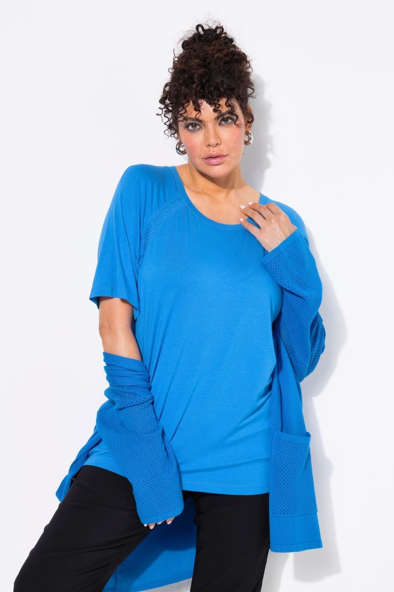 Plus size veliki brojevi Majica kratkih rukava okruglog ovratnika za punije