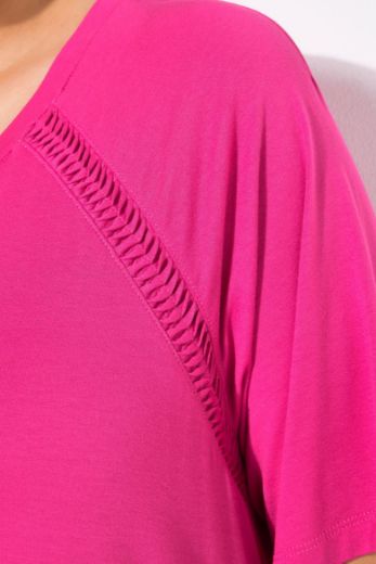 Plus size veliki brojevi Majica kratkih rukava okruglog ovratnika za punije