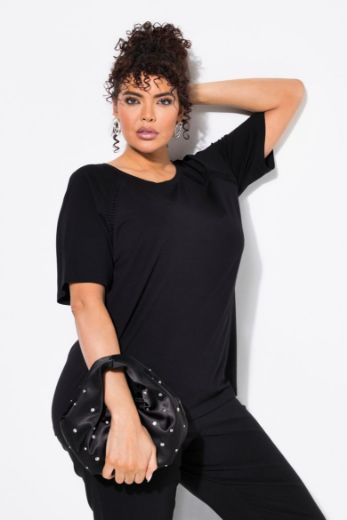 Plus size veliki brojevi Majica kratkih rukava okruglog ovratnika za punije