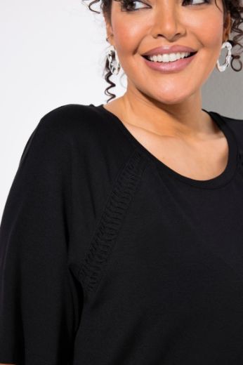 Plus size veliki brojevi Majica kratkih rukava okruglog ovratnika za punije