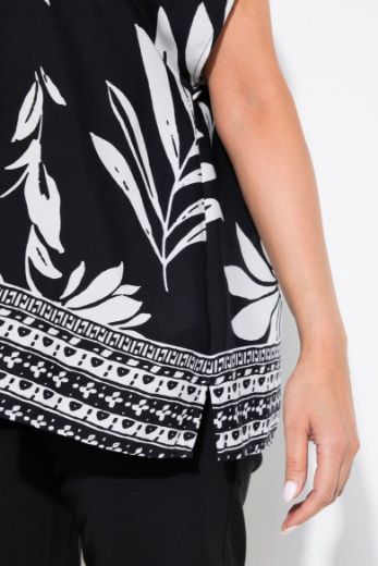 Plus size veliki brojevi Bluza kratkih rukava V ovratnika za punije