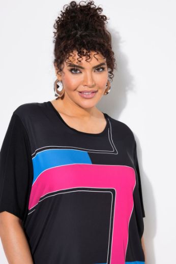 Plus size veliki brojevi Majica kratkih rukava okrugog ovratnika za punije