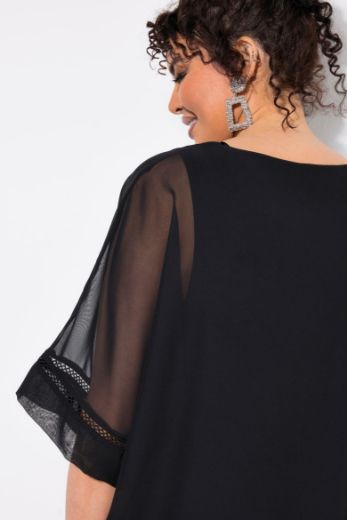 Plus size veliki brojevi Bluza 3/4 rukava okruglog ovratnika za punije