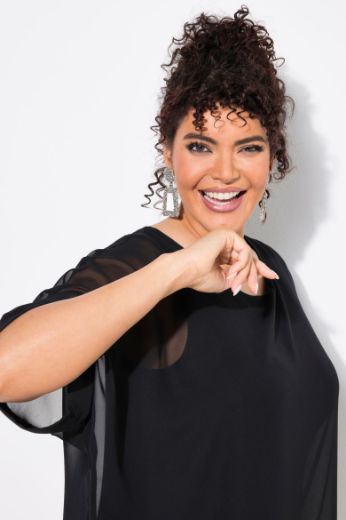 Plus size veliki brojevi Bluza 3/4 rukava okruglog ovratnika za punije