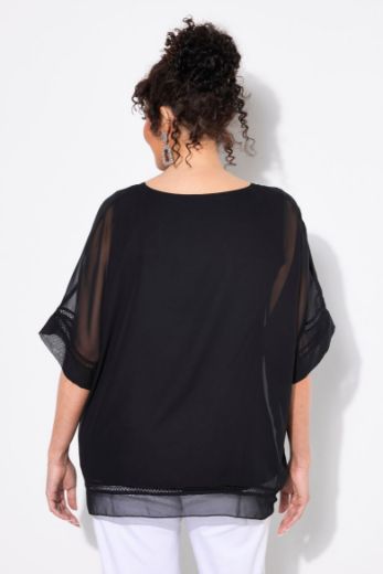 Plus size veliki brojevi Bluza 3/4 rukava okruglog ovratnika za punije