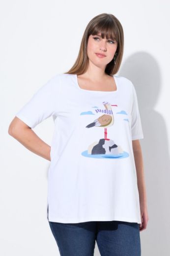Plus size veliki brojevi Majica kratkih rukava A kroja za punije