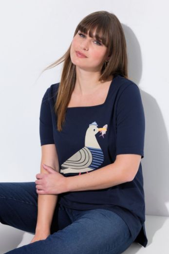 Plus size veliki brojevi Majica kratkih rukava A kroja za punije