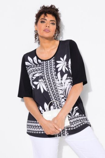 Plus size veliki brojevi Majica kratkih rukava okruglog ovratnika za punije