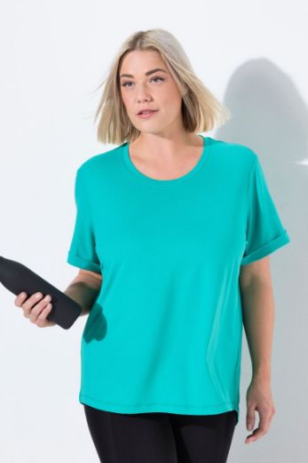 Plus size veliki brojevi Majica kratkih rukava okruglog ovratnika za punije
