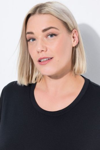 Plus size veliki brojevi Majica kratkih rukava okruglog ovratnika za punije