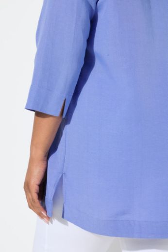 Plus size veliki brojevi Bluza 3/4 rukava A kroja za punije