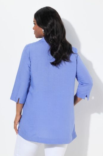 Plus size veliki brojevi Bluza 3/4 rukava A kroja za punije