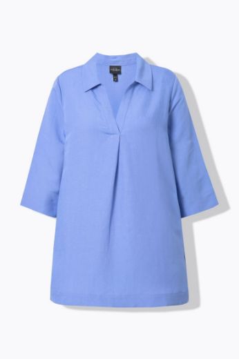 Plus size veliki brojevi Bluza 3/4 rukava A kroja za punije